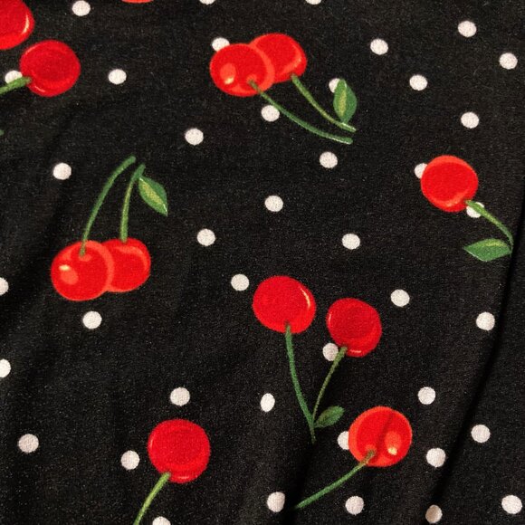 JENNA & JESSIE Little girl's cherry polka dot long-sleeve top SMALL MEDIUM shirt - Picture 5 of 11